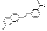 CAS # 1021946-05-3, 3-[(1E)-2-(7-Chloro-2-quinolinyl)ethenyl]benzoyl chloride