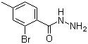 structure of CAS# 1022059-55-7, 2-溴-4-甲基苯甲酰肼