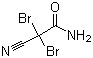 structure of CAS# 10222-01-2, 2,2-Dibromo-2-cyanoacetamide
