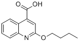 2-butoxyquinoline-4-carboxylic Acid molecular structure (CAS 10222-61-4)