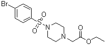 CAS # 1022353-79-2, 4-[(4-Bromophenyl)sulfonyl]-1-piperazineacetic acid ethyl ester