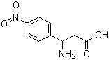 structure of CAS# 102308-62-3, 3-(4-硝基苯基)-beta-丙氨酸