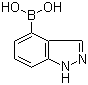 structure of CAS# 1023595-17-6, 1H-吲唑-4-硼酸