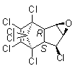 structure of CAS# 1024-57-3, Heptachlor epoxide