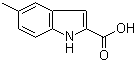 structure of CAS# 10241-97-1, 5-甲基吲哚-2-甲酸