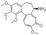 CAS # 102419-91-0, (+)-N-Deacetylcolchicine, (7R)-7-Amino-6,7-dihydro-1,2,3,10-tetramethoxybenzo[a]heptalen-9(5H)-one