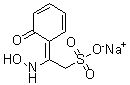 CAS # 1024789-05-6, 2-(Hydroxyamino)-2-(6-oxo-2,4-cyclohexadien-1-ylidene)ethanesulfonic acid sodium salt
