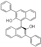 structure of CAS# 102490-05-1, (S)-3,3'-二苯基-1,1'-联萘-2,2'-二醇