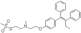 CAS # 1025678-19-6, Methanesulfonothioic acid S-[2-[[2-[4-(1,2-diphenyl-1-buten-1-yl)phenoxy]ethyl]methylamino]ethyl] ester