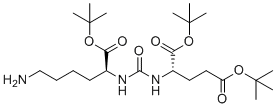 structure of CAS# 1025796-31-9, (S)-二-叔-丁基2-(3-((S)-6-氨基-1-(叔-丁氧基)-1-氧代己烷-2-基)脲基)戊烷二酸酯