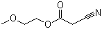 CAS # 10258-54-5, 2-Methoxyethyl cyanoacetate