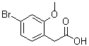 structure of CAS# 1026089-09-7, 4-溴-2-甲氧基苯乙酸