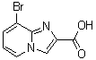 structure of CAS# 1026201-45-5, 8-溴咪唑并[1,2-a]吡啶-2-羧酸