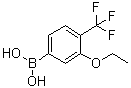 structure of CAS# 1026796-35-9, B-[3-Ethoxy-4-(trifluoromethyl)phenyl]boronic acid