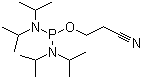 structure of CAS# 102691-36-1, 双(二异丙基氨基)(2-氰基乙氧基)膦