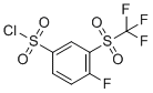 CAS 登录号：1027345-07-8, 4-氟-3-(三氟甲基磺酰基)苯磺酰氯