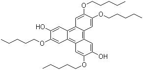 CAS 登录号：102737-76-8, 3,6,10,11-四(正戊氧基)三亚苯基-2,7-二醇