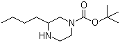 structure of CAS# 1027511-70-1, 3-Butyl-1-piperazinecarboxylic acid tert-butyl ester