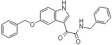 CAS 登录号：102754-41-6, alpha-氧代-5-苄氧基-N-苄基-1H-吲哚-3-乙酰胺