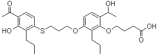 羟基泰鲁司特分子结构 (CAS 1027597-04-1)