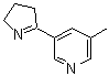 3-(3,4-二氢-2H-吡咯-5-基)-5-甲基吡啶分子结构 (CAS 102780-52-9)