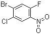 structure of CAS# 1027833-17-5, 4-溴-5-氯-2-氟硝基苯