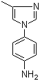 structure of CAS# 102791-87-7, 1-(4-氨基苯基)-4-甲基-1H-咪唑