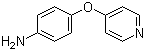 structure of CAS# 102877-78-1, 4-(4-Aminophenoxy)pyridine