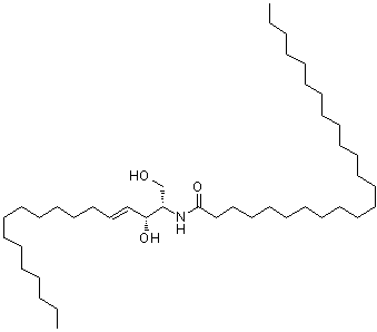 CAS 登录号：102917-80-6, [R-(R*,S*)]-N-[2-羟基-1-(羟基甲基)-3-十七碳烯基]二十四烷酰胺