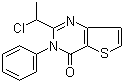 CAS 登录号：1029280-27-0, 2-(1-氯乙基)-3-苯基噻吩并[3,2-d]嘧啶-4(3H)-酮