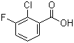 structure of CAS# 102940-86-3, 2-氯-3-氟苯甲酸