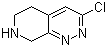 structure of CAS# 1029721-23-0, 3-氯-5,6,7,8-四氢吡啶并[3,4-c]哒嗪