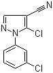 CAS 登录号：102996-33-8, 5-氯-1-(3-氯苯基)-1H-吡唑-4-甲腈