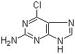 structure of CAS# 10310-21-1, 2-氨基-6-氯嘌呤