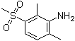 structure of CAS# 10311-40-7, 2,6-Dimethyl-3-(methylsulfonyl)benzenamine