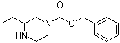structure of CAS# 1031927-01-1, 3-乙基-1-哌嗪甲酸苯甲酯