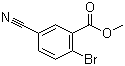 structure of CAS# 1031927-03-3, 2-溴-5-氰基苯甲酸甲酯