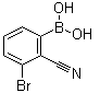 structure of CAS# 1032231-32-5, 3-溴-2-氰基苯硼酸