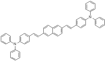 CAS 登录号：1032556-63-0, N-[4-[(E)-2-[6-[(E)-4-(二苯基氨基)苯乙烯基]萘-2-基]乙烯基]苯基]-N-苯基苯胺