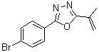 structure of CAS# 1033201-91-0, 2-(4-溴苯基)-5-(异丙烯基)-1,3,4-恶二唑