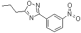 structure of CAS# 1033202-02-6, 3-(3-硝基苯基)-5-丙基-1,2,4-恶二唑