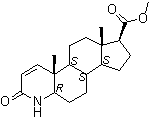 structure of CAS# 103335-41-7, 3-氧代-4-氮杂-5alpha-雄甾-1-烯-17beta-羧酸甲酯