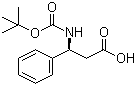 structure of CAS# 103365-47-5, (S)-Boc-beta-苯丙氨酸