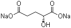 structure of CAS# 103404-90-6, D-2-Hydroxypentanedioic acid disodium salt