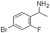 structure of CAS# 1034266-14-2, 1-(4-Bromo-2-fluorophenyl)ethanamine