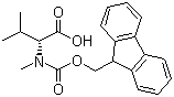 structure of CAS# 103478-58-6, Fmoc-N-methyl-D-valine