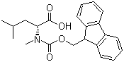 structure of CAS# 103478-63-3, Fmoc-N-甲基-D-亮氨酸