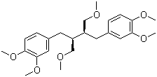 structure of CAS# 10351-88-9, 1,1'-[(2S,3S)-2,3-Bis(methoxymethyl)-1,4-butanediyl]bis[3,4-dimethoxybenzene]