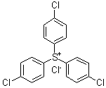 CAS 登录号：10354-98-0, 三(4-氯苯基)鋶氯化物