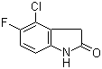 structure of CAS# 103585-71-3, 4-氯-5-氟吲哚啉-2-酮
